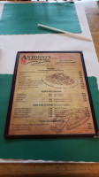 Antonio's Pizza-rant menu