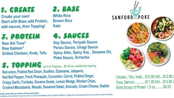 Sanford Poke food