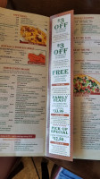 North State Pizza menu