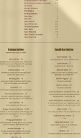 Dozo Asian Bistro Sushi menu