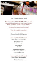 Chamard Vineyards Bistro food