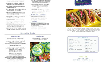 La Carreta menu