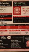 Original Malt Shop menu