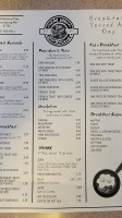 Clear Spring Country Diner menu