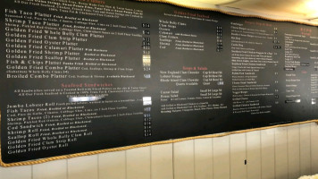 Clam Castle menu