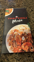 Thai Chili menu