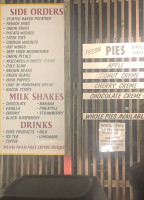 King Tut Drive-in menu