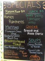 Bear Creek Cafe menu