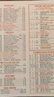 China One menu