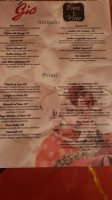 Cafe Gia menu