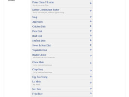 Riverside Chinese Cafe Inc menu