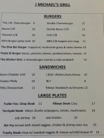 J Michael's Grill menu