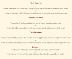 Present Company menu