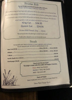 Bil-mar's Supper Club menu