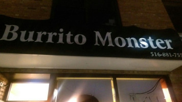 Burrito Monster menu