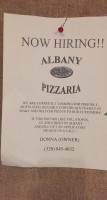 Albany Pizzaria food