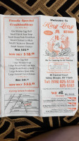 Hing Long Kitchen menu