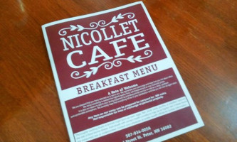 Nicollet Cafe menu