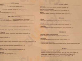 Corso Ristorante menu