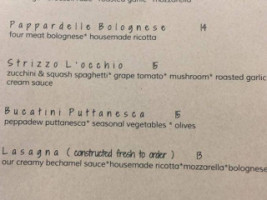 Novanta Pizzeria Napoletana menu