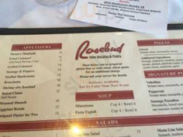 Rosebud Italian Specialties & Pizzeria menu