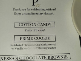 Prime 47 - Carmel menu