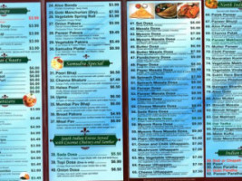 Samudra menu