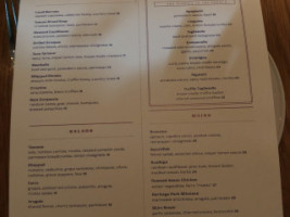 La Pecora Bianca menu