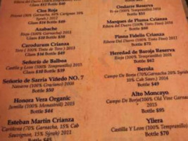 El Porrón menu