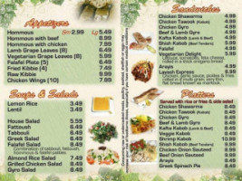 Grape Leaf Express menu