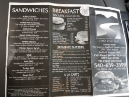 Little River Grill menu