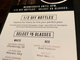 Yard House menu