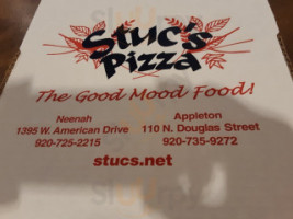 Stuc's Pizza menu