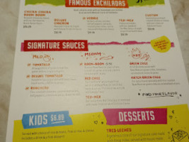 Chuy's menu