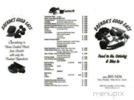 Brenda's Good Eats menu