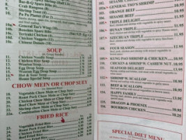 Lucky House Chinese Food menu