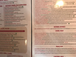 Sette Osteria menu