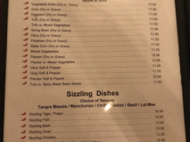 Tangra Asian Fusion Cuisine menu