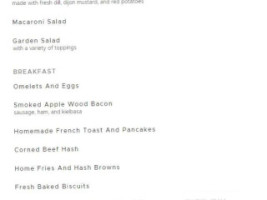 Prime Sirloin Buffet menu