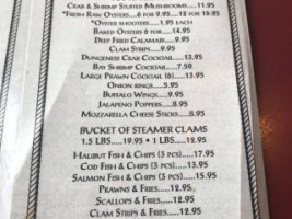 Gracie's Sea Hag  menu