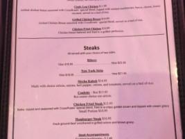 Crossroads Cafe & Biergarten menu