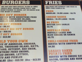 Big Guys Charbroiled Sausage menu