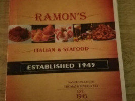 Ramon's menu