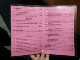 THAI EXPRESS menu