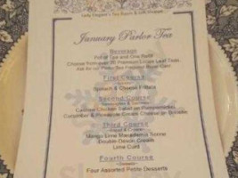 Lady Elegant's Tea Room & Gift Shoppe  menu