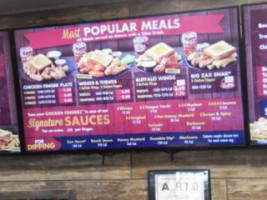 Zaxby's menu