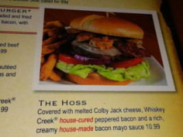 Whiskey Creek Wood Fire Grill menu