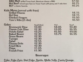 Fincher's Barbecue menu