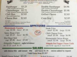 Dew Drop Inn menu