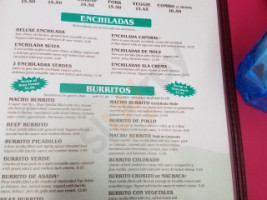 El Caporal Family Mexican Restaurants menu